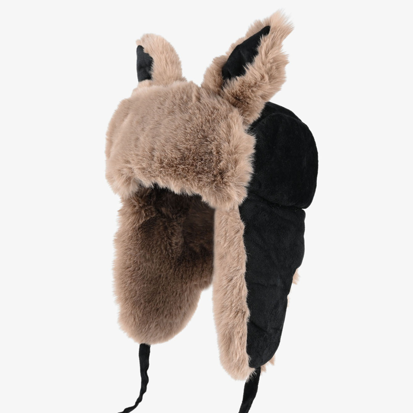 Winter Trapper Hat - Khaki schattige bunny-oormuts, unisex, voor dames