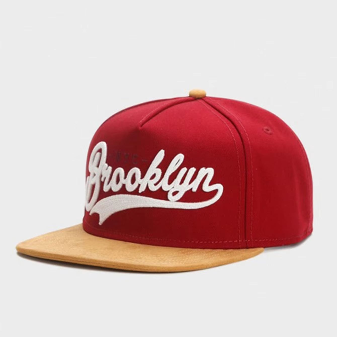 Snapback Hat Flat - BROOKLYN Luxe Letters Fashion Flat Brim