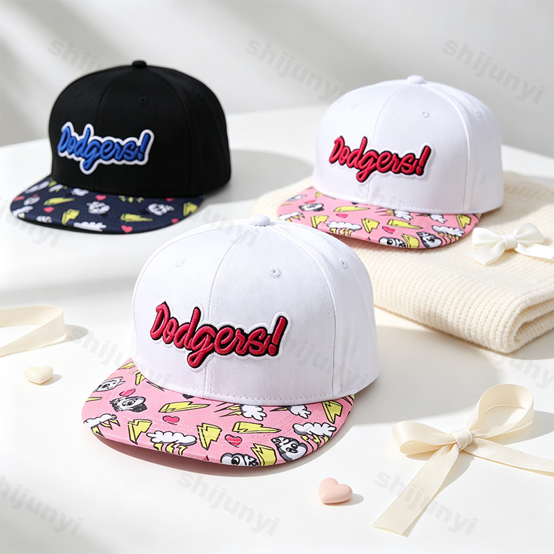 Cartoonprint Hip Hop Baseballp - Snapback Hat Flat recensie en prijs
