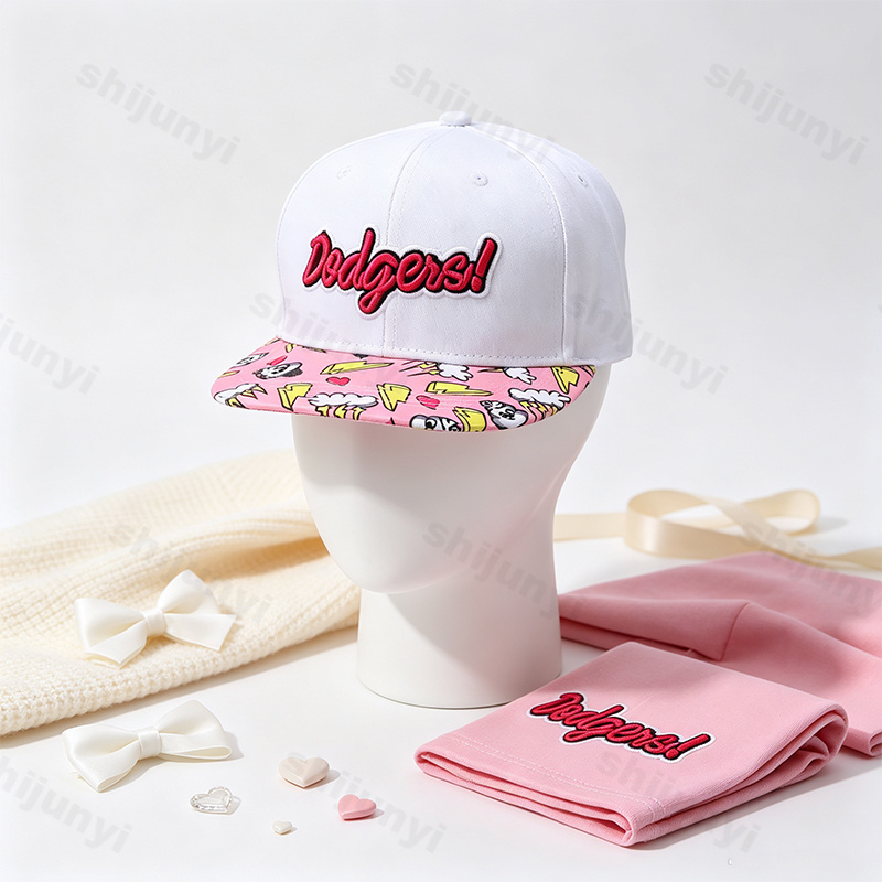 Cartoonprint Hip Hop Baseballp - Snapback Hat Flat recensie en prijs
