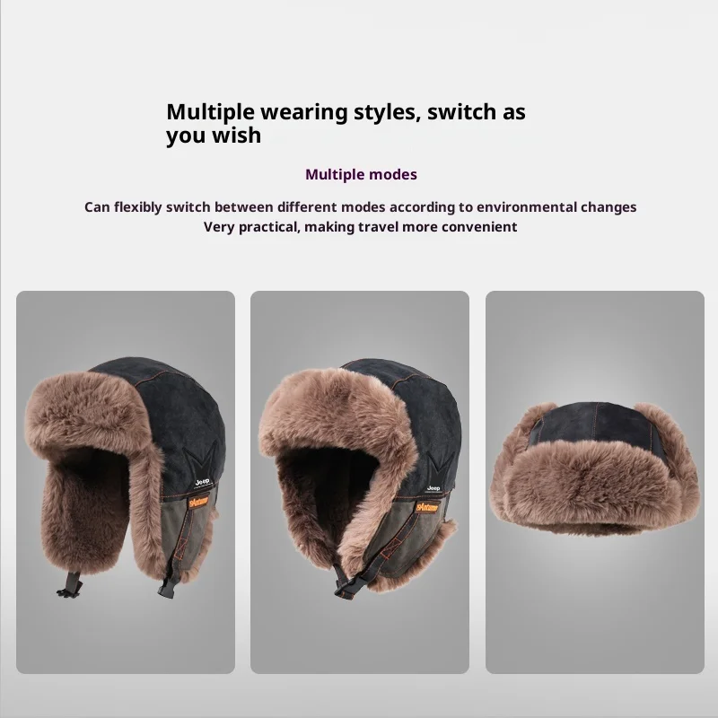 Unisex 3-in-1 wintermuts, dikk - Winter Trapper Hat recensie en prijs